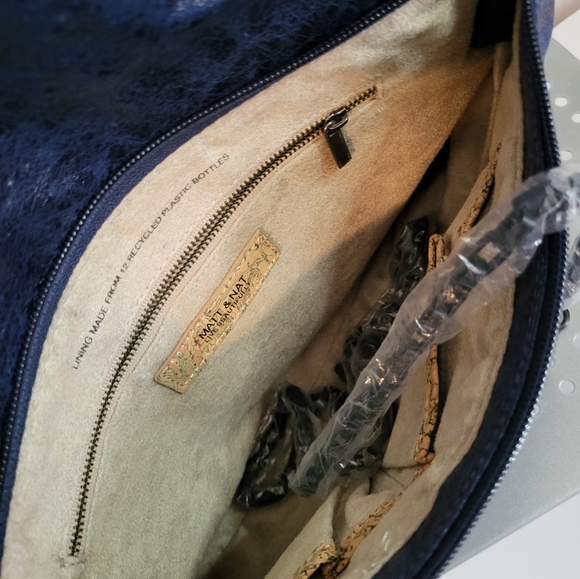MATT & NAT Blue VEGAN LEATHER  shoulder bag - Picture 4 of 5